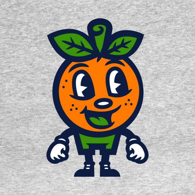 Orange Mascot Logo by CC0hort